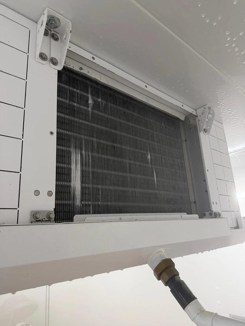 images de notre prestation de nettoyage d'évaporateur de chambre froide